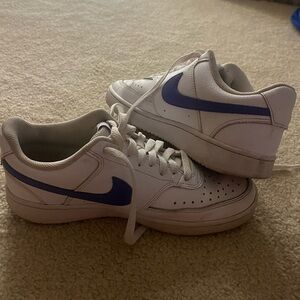 Nike dunk purple swoosh court vision